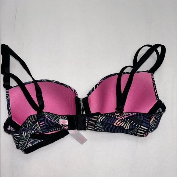 Victoria’s Secret Pink Geometric Neon Bra size 32 A​​ - Picture 2 of 4